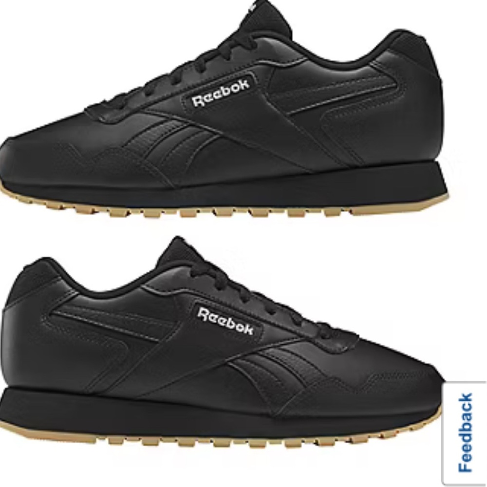 Reebok Men's Glide Mens Sneakers Black and Tan size 11.5 NEW. Never Worn.